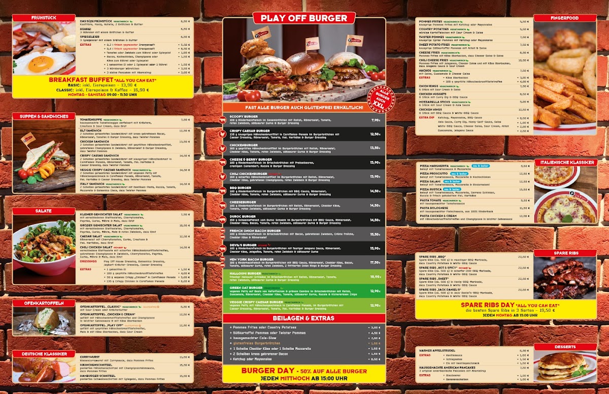 Menu Play Off / Wolfsburg-1